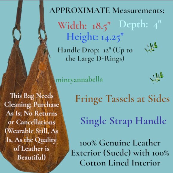 Lucky Brand Hobo Leather Shoulder Bag - Picture 9 of 16